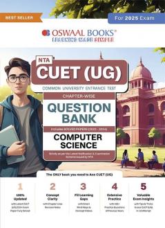 Oswaal NTA CUET (UG) Chapterwise Question Bank Computer Science (For 2025 Exam)