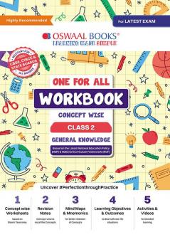 Oswaal One For All Workbook Concept Wise Class-2 General Knowledge (For Latest Exam)