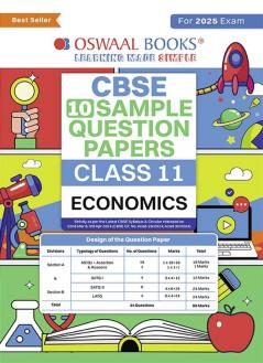 Oswaal Cbse Sample Question Papers Class 11 Economics Book (For 2025 Exam)