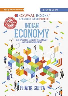 Oswaal Indian Economy for UPSC civil services preliminary and main examinations by Pratik Gupta