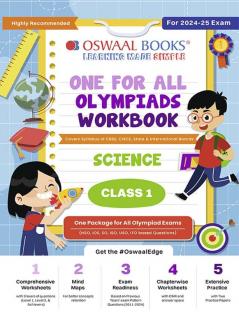 Oswaal One for All Olympiads Workbook_Class 1_Science_For 2025 Exam