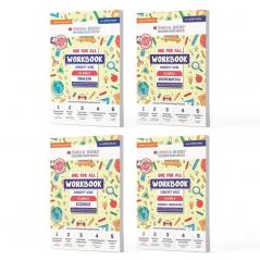 Oswaal One For All Workbook Concept Wise Class-2 English Math Science & General Knowledge (Set Of 4 Books) (For Latest Exam)