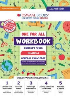 Oswaal One For All Workbook Concept Wise Class-4 General Knowledge (For Latest Exam)