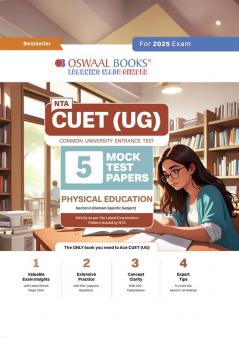 Oswaal NTA CUET (UG) 5 Mock Test Papers Physical Education (For 2025 Exam)