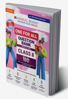 Oswaal One For All Question Bank NCERT & CBSE | Class-8 Hindi For Latest Exam