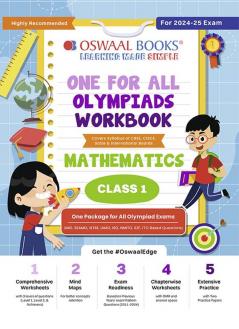 Oswaal One for All Olympiads Workbook_Class 1_Mathematics_For 2025 Exam