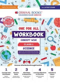 Oswaal One For All Workbook Concept Wise Class-1 Science (For Latest Exam)