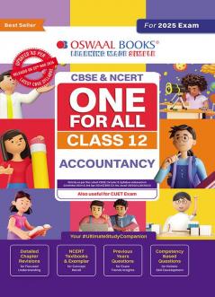 Oswaal CBSE & NCERT One for All | Class 12 Accountancy For 2025 Board Exam