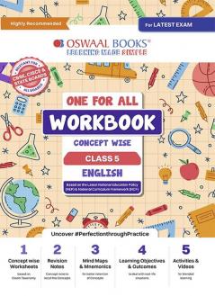 Oswaal One For All Workbook Concept Wise Class-5 English (For Latest Exam)