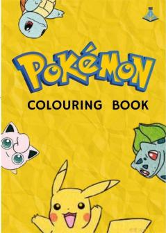 Pokemon Colouring Book