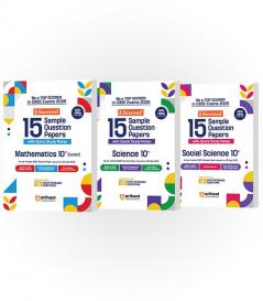 CBSE i-Succeed Sample Question Papers for Class 10th | Science Social Science & Mathematics (Standard) | Set of 3 books