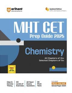 MHT CET Prep Guide 2025 Chemistry | Revised and Updated Edition