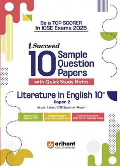 ICSE Sample Literature in English 10th