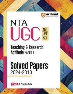 NTA UGC NET /JRF/SET 2025 - Teaching and Research - Paper-1 Solved Papers (2024-2010)