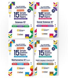 CBSE i-Succeed Sample Question Papers for Class 10th | Science Social Science Mathematics (Standard) & English Language and Literature | Set of 4 books