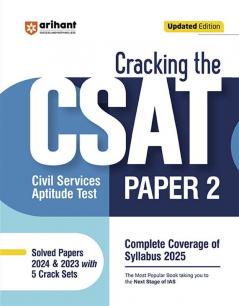 UPSC IAS Pre Exam Cracking the CSAT (Paper-2) 2025 | English Medium