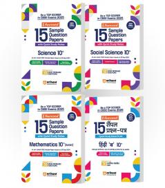 CBSE  i-Succeed Sample Question Papers for Class 10th | Science Social Science Mathematics  (Standard) & Hindi B |Set of 4 books