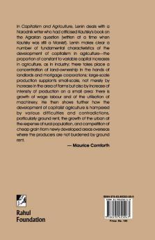 Capitalism And Agriculture