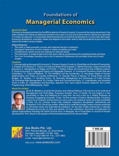 Foundations of Managerial Economics