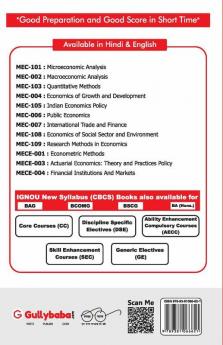 MEC-04 Economics of Growth and Development