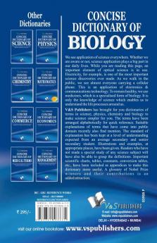 Concise Dictionary Of Biology