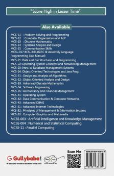 MCS-42 Data Communication and Computer Networks