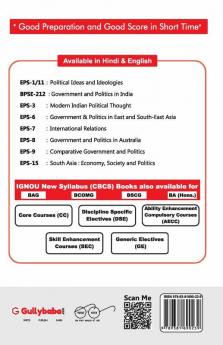 EPS-15 South Asia: Economy Society And Politics