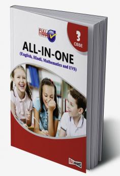 All In One Class 3 CBSE (English Hindi Mathematics & EVS) (2022-23)