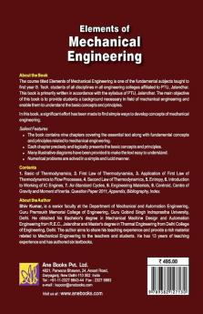 Elements of Mechanical Engineering B.Tech. Sem -I & II