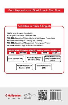 MES-054 Methodology of Educational Research