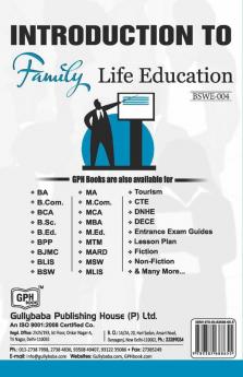 BSWE-004 Introduction to Family Life Education