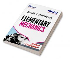 BPHE-101/PHE-01 Elementary Mechanics