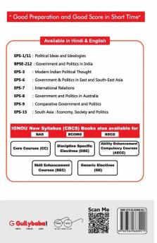 BPSE-212 Government And Politics In India
