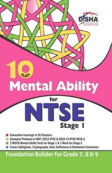 Mental Ability for NTSE for class 10 (Quick Start for grade 7 8 & 9)
