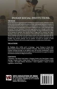 Indian Social Institutions