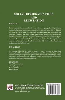 Social Disorganization & Legislation