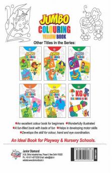 Jumbo Colouring Yellow Book for Kids | Best Gift to Children for Drawing Coloring and Painting