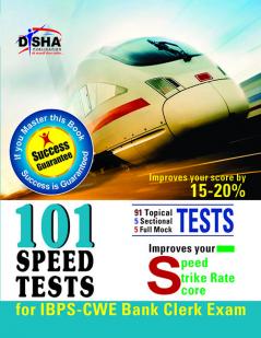IBPS CWE Bank Clerk 101 Speed Tests with Success Guarantee 2nd Edition