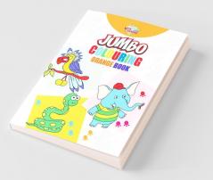 Jumbo Colouring Orange Book for Kids | Best Gift to Children for Drawing Coloring and Painting