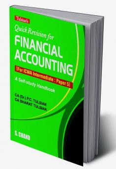 QUICK REVISION FOR FINANCIAL ACCOUNTING FOR ICWA PAPER V