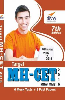 TARGET MH-CET (MBA/MMS) - Past (2007 - 2015) + 6 Mock Tests 7th Edition