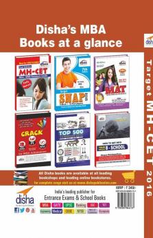 TARGET MH-CET (MBA/MMS) - Past (2007 - 2015) + 6 Mock Tests 7th Edition