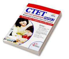 CTET Practice Workbook Paper 2 - Science/ Maths - English (8 Solved + 10 Mock papers) 4th Edition
