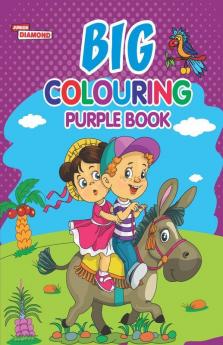 Big Colouring Purple Book for 5 to 9 years Old Kids| Fun Activity and Colouring Book for Children