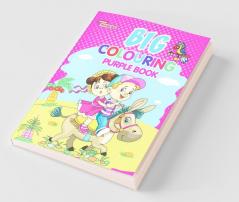 Big Colouring Purple Book for 5 to 9 years Old Kids| Fun Activity and Colouring Book for Children