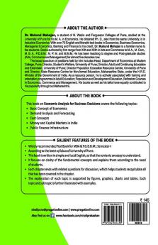 Economic Analysis For Business Decisions