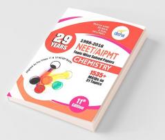 29 Years NEET AIPMT Topic wise Solved Papers CHEMISTRY 1988 to 2016 11th Edition