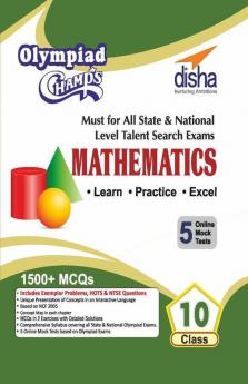 Olympiad Champs Mathematics Class 10 with 5 Mock Online Olympiad Tests