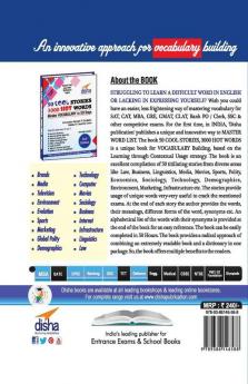 50 COOL STORIES 3000 HOT WORDS (Master VOCABULARY in 50 days) for GRE/ MBA/ SAT/ Banking/ SSC/ Defence Exams 2nd Edition