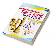 SBI & IBPS Bank Clerk Solved Papers - 26 papers